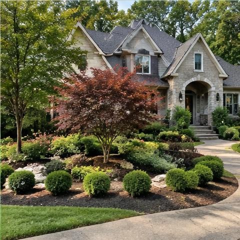 Example of yard improvements