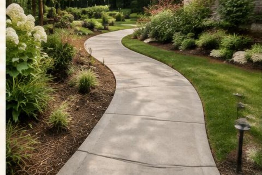 Example of sidewalks & walkways