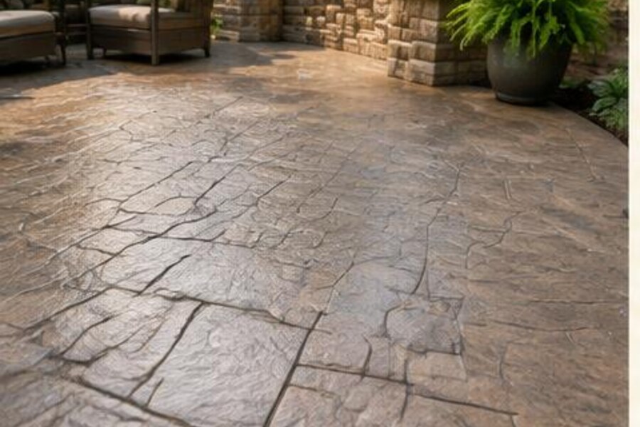 Example of stamped & decorative concrete
