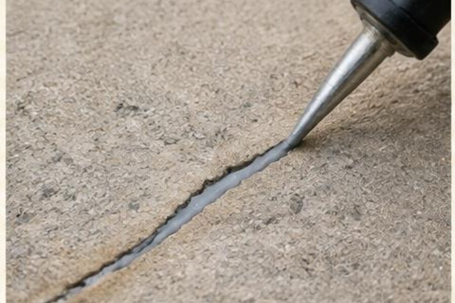 Example of concrete repairs