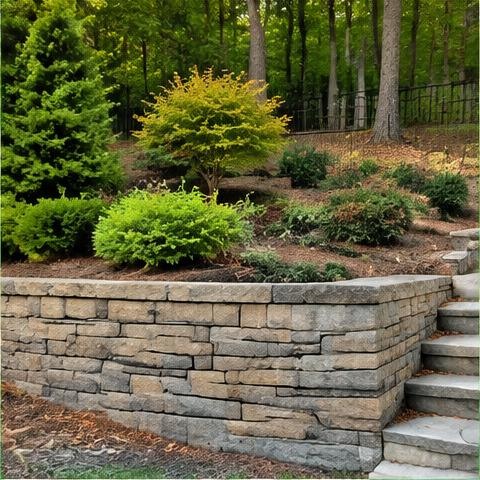 Example of retaining walls