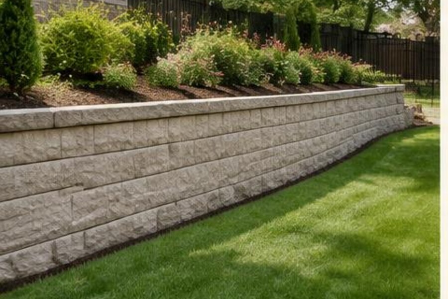 Example of retaining walls